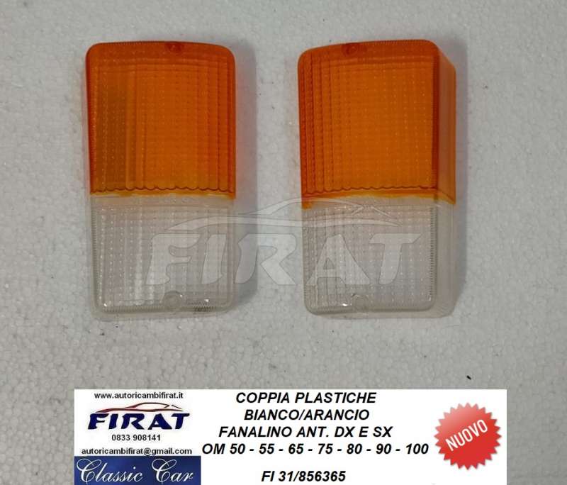 PLASTICA FANALINO OM 50 55 65 75 80 90 100 ANT.DX E SX